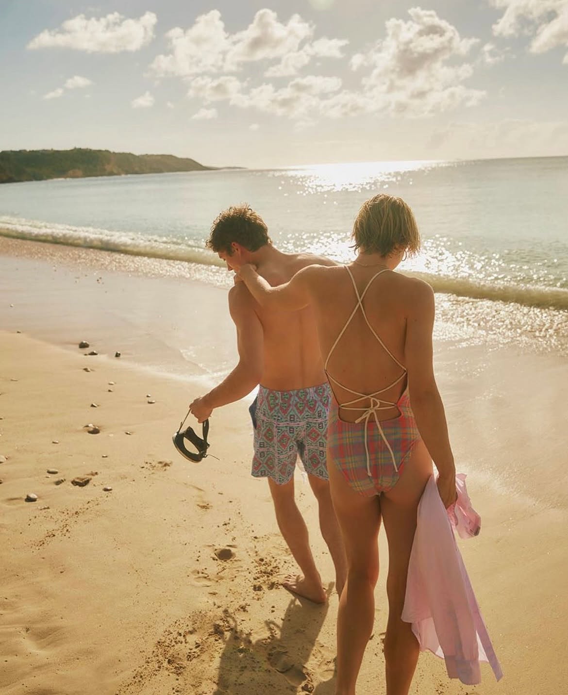 Couple on Anguilla beach