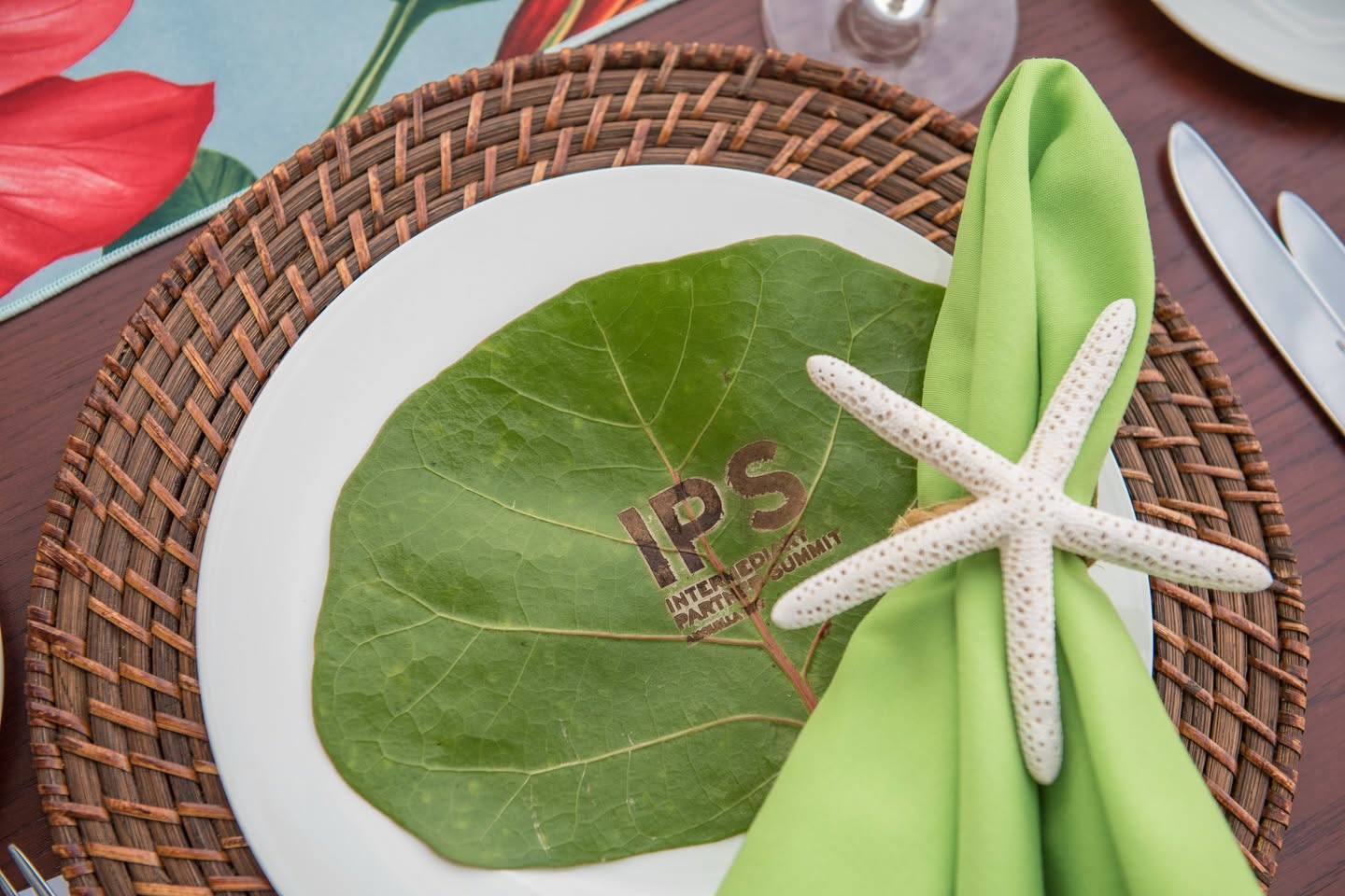 Branded place setting