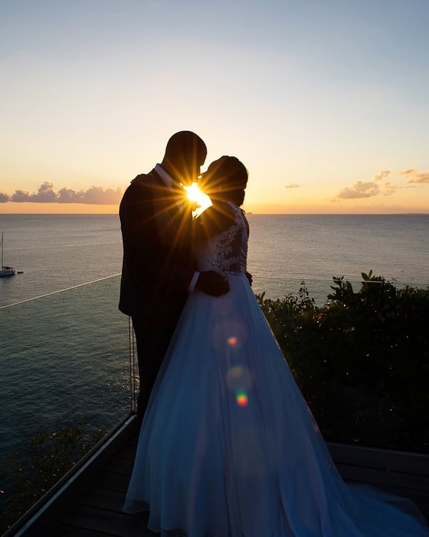 Wedding sunset Anguilla
